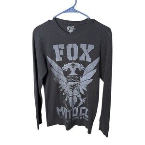 Fox Racing Black Size M Long Sleeve Thermal Shirt